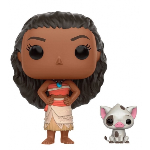 Vaiana, la Légende du Bout du Monde - Figurine POP! Vaiana & Pua 9 cm -  Figurine-Discount