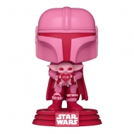 Star Wars Valentines - Figurine POP! Mando w/Grogu 9 cm