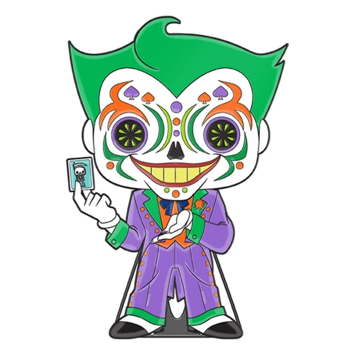 DC Comics - Pin pin's POP! émaillé DOTD Joker (Glow-in-the-Dark) 10 cm