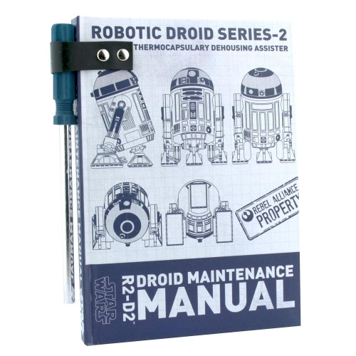 Star Wars - Cahier A5 avec stylo R2D2 Droid Maintenance Manual