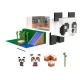 Minecraft - Playset Mob Head Minis La maison du Panda