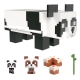 Minecraft - Playset Mob Head Minis La maison du Panda