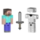 Minecraft - Figurine Diamond Steve 14 cm