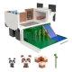 Minecraft - Playset Mob Head Minis La maison du Panda