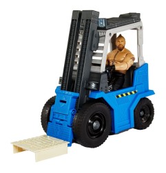 WWE - Wrekkin' véhicule Porté Chariot Élévateur avec figurine Brock Lesnar 15 cm