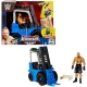 WWE Wrekkin' - Véhicule Chariot Élévateur avec figurine Brock Lesnar 15 cm