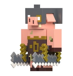 Minecraft Legends - Pack 2 figurines Creeper vs Piglin Bruiser 8 cm