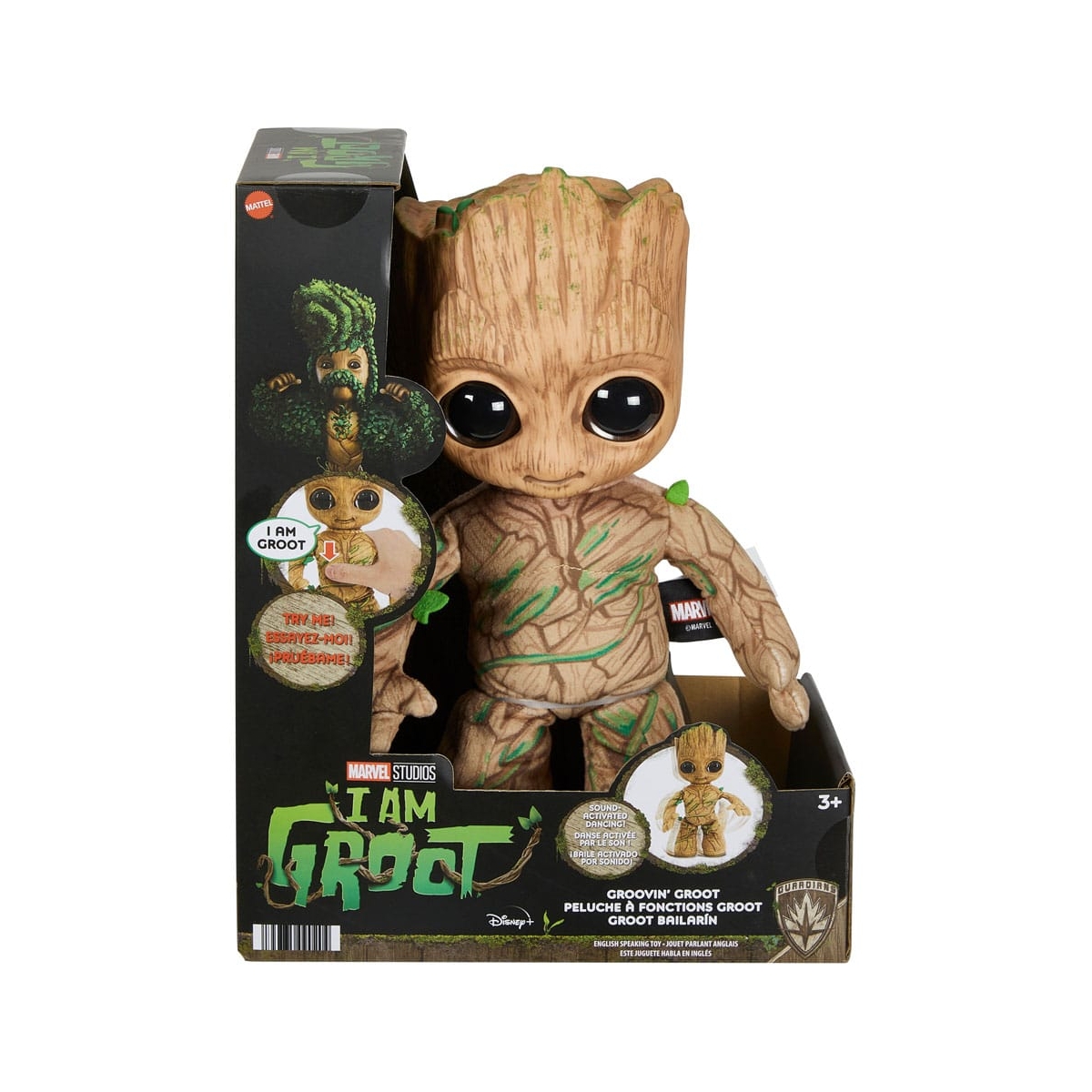 I Am Groot - Peluche électronique Groovin' Groot 28 cm - Figurine-Discount