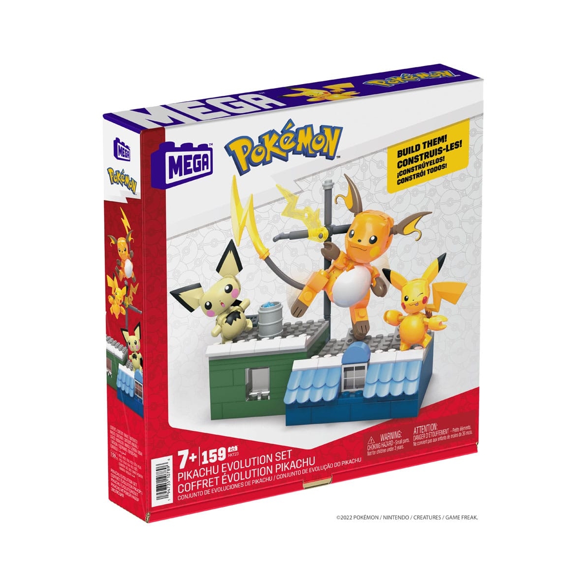 MEGA Pokémon Lot Coffret Construction Figurine Dracaufeu (HMW05) + Coffret  Construction Figurine Pikachu Aventure À La Plage (HDL76), 1663 Pièces, 79  Briques, À Collectionner, Dès 7 Ans : : Jeux et Jouets