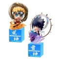 Naruto Shippuden - Pack 2 trading figures Petit Chara Land Fujin & Raijin 5 cm
