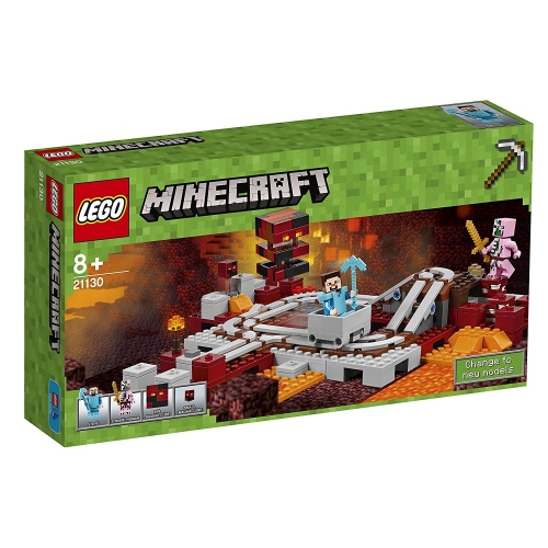 Lego Minecraft - Les rails du Nether