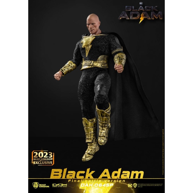 DC Comics - Figurine Dynamic Action Heroes 1/9 Black Adam Final Battle Version 18 cm