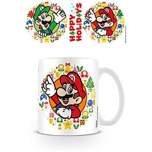 Super Mario - Mug Happy Holidays