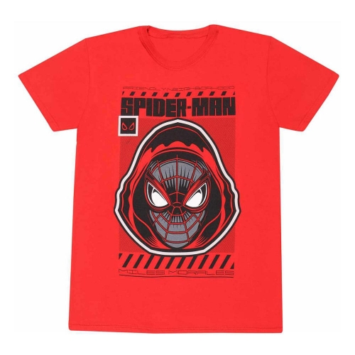 Marvel - T-Shirt Spider-Man Miles Morales Video Game - Hooded Spider