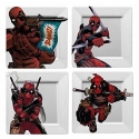Deadpool - Pack 4 Assiettes BANG!