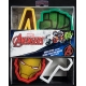 Marvel - Pack 4 emporte-pieces Avengers Icons