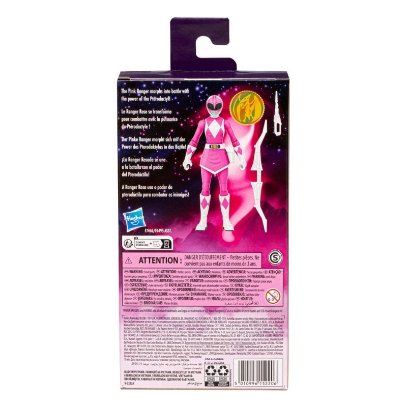 Figurine Power Rangers – Ranger Rose – Super7 ReAction – Neuve Sous Blister