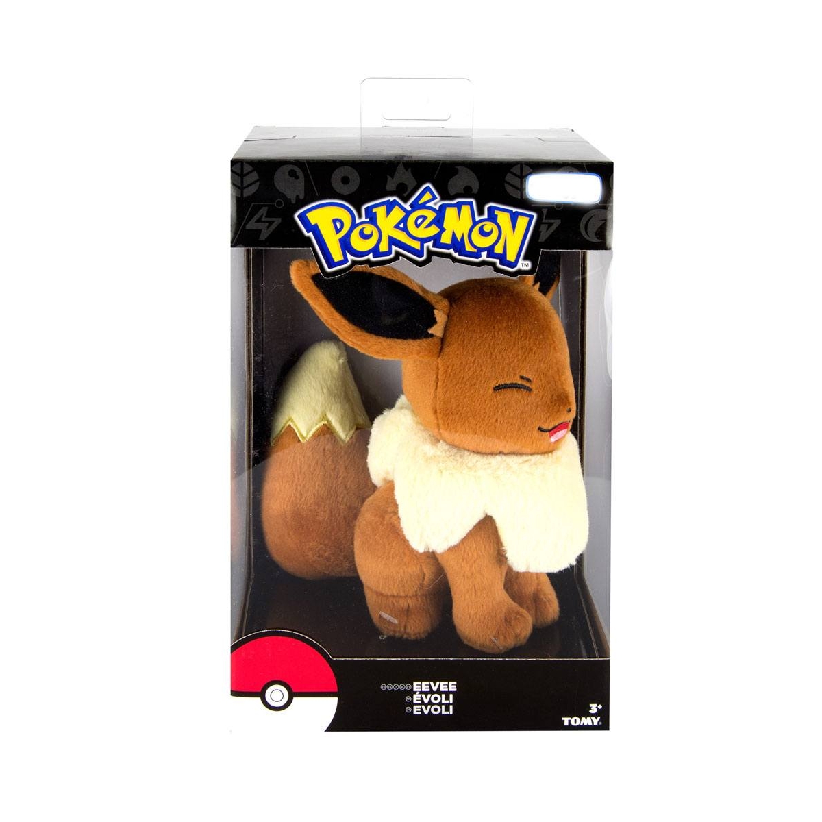 Pokemon - Peluche Evoli 20 cm - Figurine-Discount