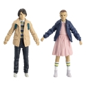 Stranger Things - Figurines et comic book Eleven and Mike Wheeler 8 cm