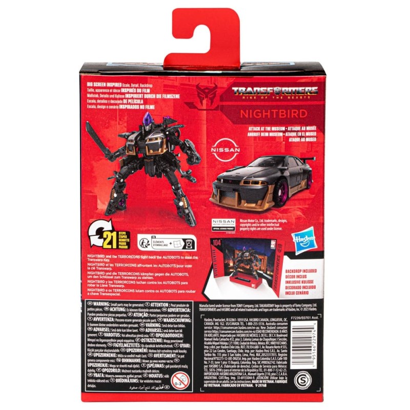 Transformers Generations Studio Series 104 Nightbird Deluxe Class 11cm