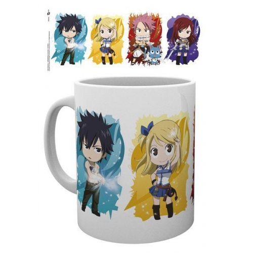 Fairy Tail - Mug Chibi Characters