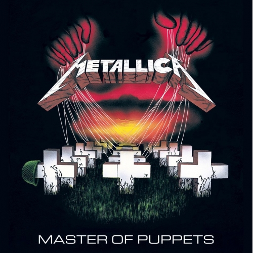 Metallica - Tableau toile encadré Master Of Puppets 40 x 40 cm