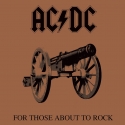 AC/DC - Tableau toile encadré For Those About To Rock 40 x 40 cm