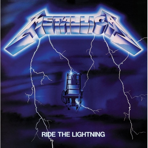 Metallica - Tableau toile encadré Ride The Lightning 40 x 40 cm