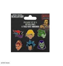 Les Maîtres de l'Univers - Pack 6 badges Characters
