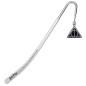 Harry Potter - Marque-page Deathly Hallows (plaque argent) Harry Potter - Marque-page Deathly Hallows (plaque argent)