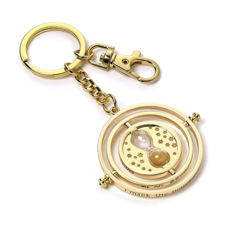 Harry Potter - Porte-cles Time Turner (plaque argent)