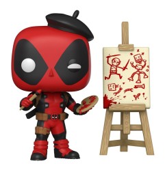 Marvel - Deadpool 30th Anniversary Figurine POP! Vinyl Artist Deadpool 9 cm