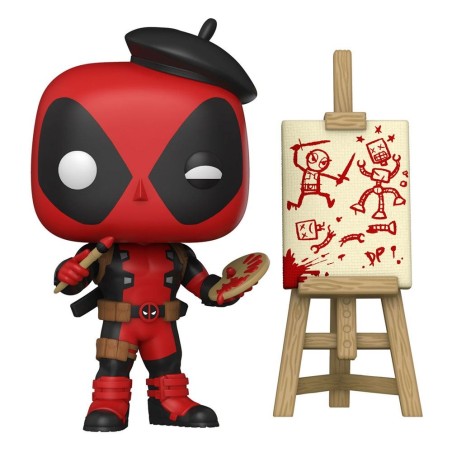 Marvel - Deadpool 30th Anniversary Figurine POP! Vinyl Artist Deadpool 9 cm
