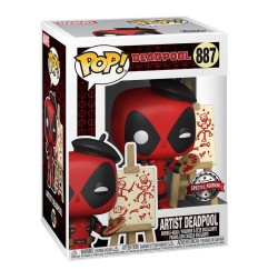 Marvel - Deadpool 30th Anniversary Figurine POP! Vinyl Artist Deadpool 9 cm