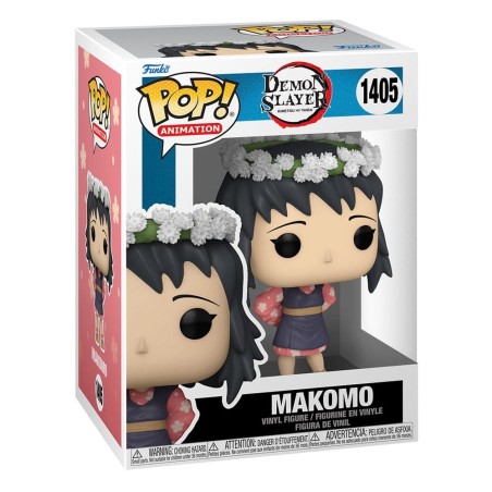 Demon Slayer: Kimetsu no Yaiba - Figurine POP! Makomo (Flower Headdress) 9 cm