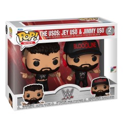 WWE - Pack 2 Figurines POP! Uso Brothers 9 cm