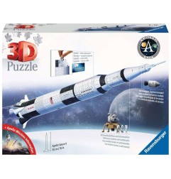 NASA - Puzzle 3D Apollo Saturn V Rocket (504 pièces)
