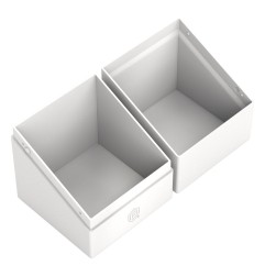 Ultimate Guard - Boulder Deck Case 100+ Solid Blanc