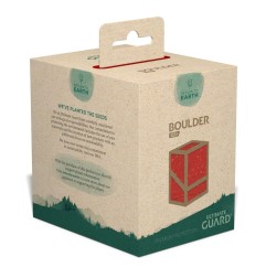 Ultimate Guard - Return To Earth Boulder Deck Case 133+ taille standard Rouge