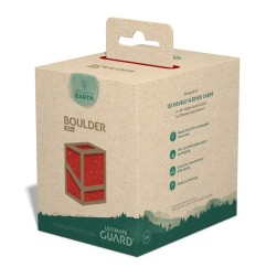Ultimate Guard - Return To Earth Boulder Deck Case 133+ taille standard Rouge