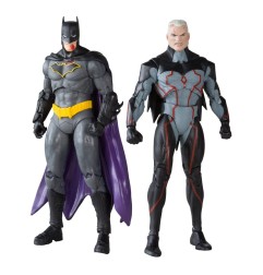 DC Comics - DC Collector figurines Pack de 2 Omega (Unmasked) & Batman (Bloody)(Gold Label) 18 cm