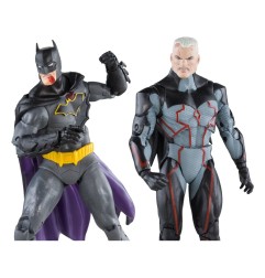 DC Collector - Pack de 2 Figurines DC Collector Omega (Unmasked) & Batman (Bloody)(Gold Label) 18 cm
