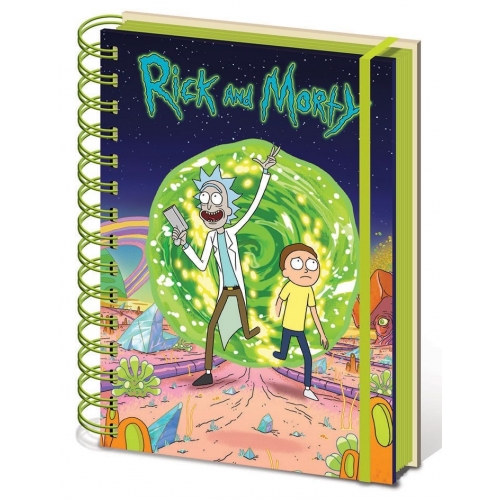 Rick et Morty - Cahier à spirale A5 Portal