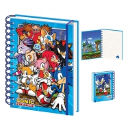 Sonic The Hedgehog - Cahier à spirale A5 Green Hill Zone Gang