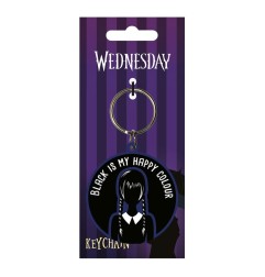Wednesday - Porte-clés caoutchouc Happy Colour