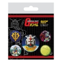 Mobile Suit Gundam - Pack 5 badges Intergalactic