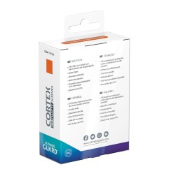 Ultimate Guard - 100 pochettes Cortex Sleeves taille standard Orange Mat