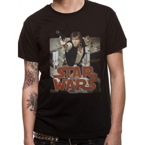 Star Wars - T-Shirt Han Retro Badge 