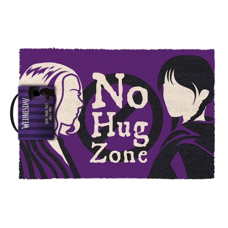 Wednesday - Paillasson No Hug Zone 40 x 60 cm Wednesday - Paillasson No Hug Zone 40 x 60 cm