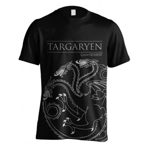Game of thrones - T-Shirt Targaryen House Outline